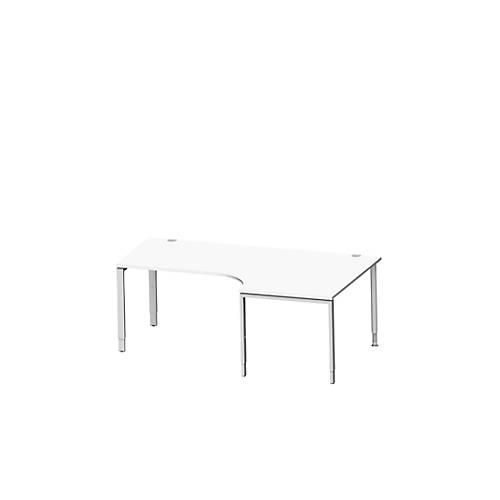 4250510937112 - Genius Winkelschreibtisch MODENA FLEX 90°Ansatz rechts B 2000 mm Weiß 4250510937112 - Genius Winkelschreibtisch MODENA FLEX 90°Ansatz rechts B 2000 mm Weiß