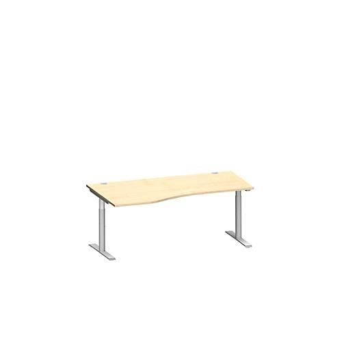 4250510874912 - Genius Freiformschreibtisch MODENA FLEX Ansatz links Breite 1800 mm Ahorn 4250510874912 - Genius Freiformschreibtisch MODENA FLEX Ansatz links Breite 1800 mm Ahorn