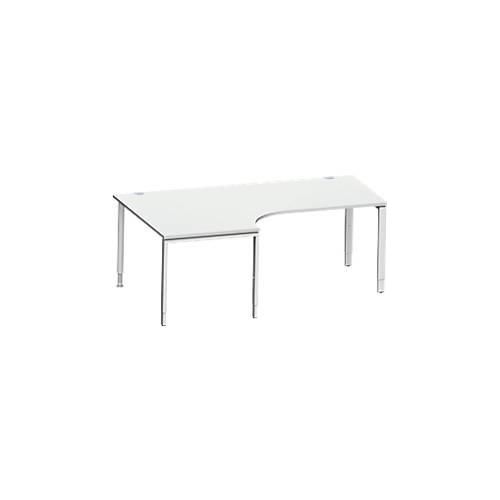 4250510844069 - Genius Winkelschreibtisch MODENA FLEX 90°Ansatz links B 2000 mm lichtgrau 4250510844069 - Genius Winkelschreibtisch MODENA FLEX 90°Ansatz links B 2000 mm lichtgrau