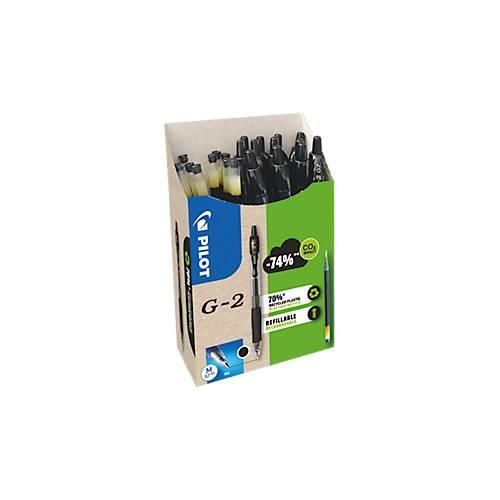 3131910556176 - Gelschreiber PILOT G2-7 schwarz Strichbreite 04 mm dokumentenecht nachfüllbar 70 % Recycling-Kunststoff 12 Stück + 12 Minen schwarz 3131910556176 - Gelschreiber PILOT G2-7 schwarz Strichbreite 04 mm dokumentenecht nachfüllbar 70 % Recycling-Kunststoff 12 Stück + 12 Minen schwarz