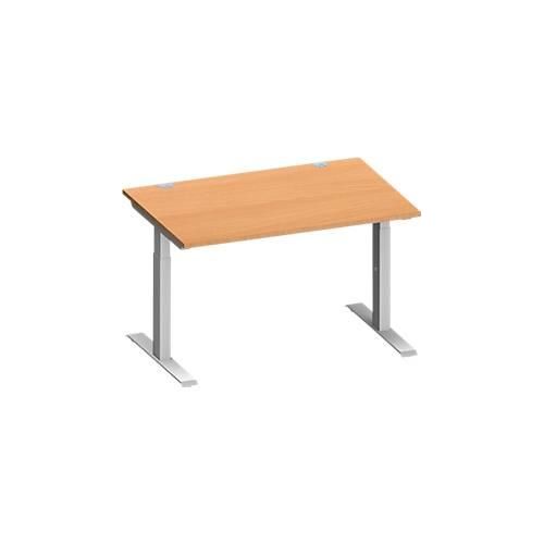 4250510875001 - Genius Schreibtisch MODENA FLEX Rechteck T-Fuß Rechteckrohr B 1200 x T 800 x H 650-850 mm Buche weißalu 4250510875001 - Genius Schreibtisch MODENA FLEX Rechteck T-Fuß Rechteckrohr B 1200 x T 800 x H 650-850 mm Buche weißalu