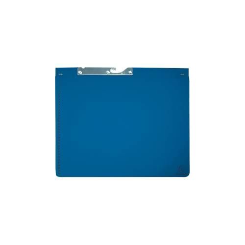 4010913531078 - Pendelhefter Exacompta für Links- oder Rechtsheftung gefalzt Dehntasche Recycling-Karton blau 25 Stück