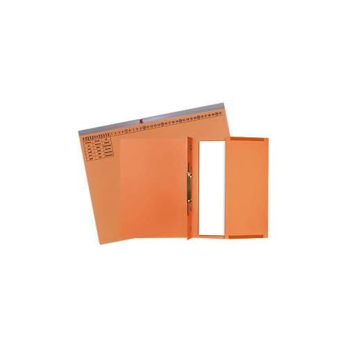 4010913701099 - Hängehefter Exacompta für Linksheftung gefalzt Dehnfalte Organisationsdruck Blauer Engel Recycling-Karton orange 25 Stück