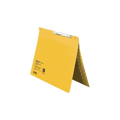 4014481213961 - Pendelhefter Falken Format A4 für bis zu 200 Blatt Schlitzstanzung Behördenheftung Recycling-Karton gelb 50 Stück