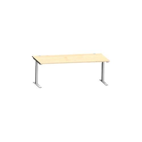 4250510876367 - Genius Schreibtisch MODENA FLEX C-Fuß-Rechteckrohr B 2000 x T 1000 mm Ahorn weißalu 4250510876367 - Genius Schreibtisch MODENA FLEX C-Fuß-Rechteckrohr B 2000 x T 1000 mm Ahorn weißalu