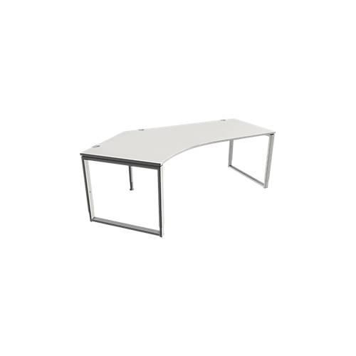 4250510882085 - Genius Winkelschreibtisch MODENA FLEX 135° Bügelfuß Ansatz links B B 2165 mm lichtgrau 4250510882085 - Genius Winkelschreibtisch MODENA FLEX 135° Bügelfuß Ansatz links B B 2165 mm lichtgrau