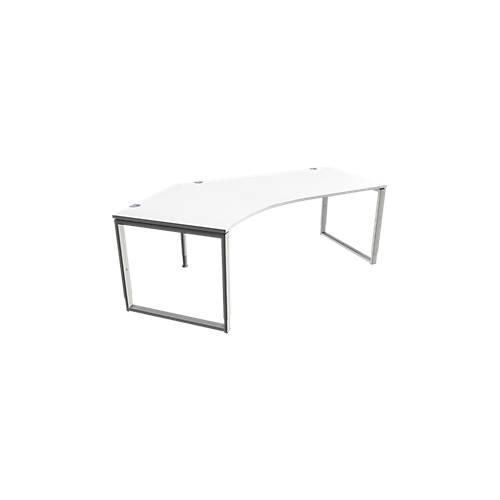 4250510882122 - Genius Winkelschreibtisch MODENA FLEX 135° Bügelfuß Ansatz links B B 2165 mm weiß 4250510882122 - Genius Winkelschreibtisch MODENA FLEX 135° Bügelfuß Ansatz links B B 2165 mm weiß