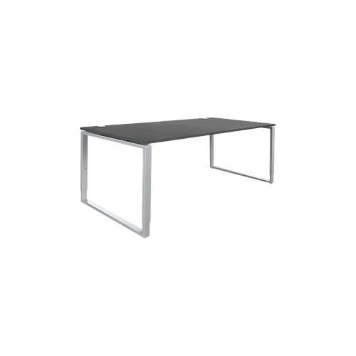 4250510882177 - Genius Schreibtisch Modena Flex höheneinstellbar Rechteckform Bügelfuß Breite 1800 mm graphit 4250510882177 - Genius Schreibtisch Modena Flex höheneinstellbar Rechteckform Bügelfuß Breite 1800 mm graphit