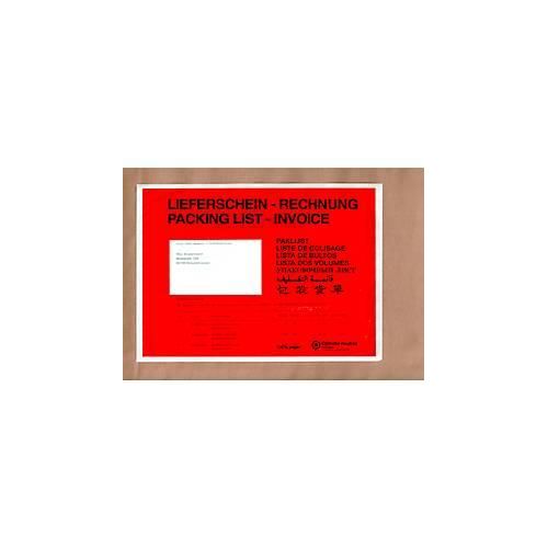 4251898800128 - Papier-Dokumententasche Lieferscheintasche SecurePack C5 Fenster links mit Aufdruck selbstklebend 100 % recycelbares Pergaminpapier rot 250 Stück 4251898800128 - Papier-Dokumententasche Lieferscheintasche SecurePack C5 Fenster links mit Aufdruck selbstklebend 100 % recycelbares Pergaminpapier rot 250 Stück