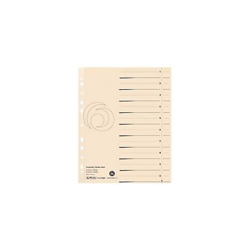 4008115971501 - herlitz® Trennblätter A4 Recycling-Karton Eurolochung Registeraufdruck chamoisgelb 10 Stück 4008115971501 - herlitz® Trennblätter A4 Recycling-Karton Eurolochung Registeraufdruck chamoisgelb 10 Stück