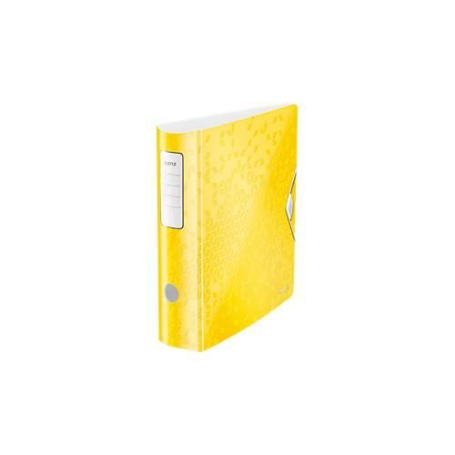 4002432594627 - LEITZ® Ordner Active WOW DIN A4 Rückenbreite 82 mm 5 Stück gelb