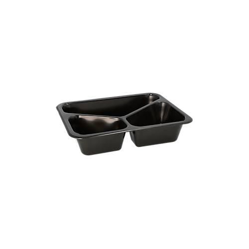 4031222145718 - Menüschalen Circulware by Havel Mehrweg 3-geteilt mikrowellen- & spülmaschinengeeignet recycelbar L 227 x B 178 x H 45 mm PP schwarz 20 Stück 4031222145718 - Menüschalen Circulware by Havel Mehrweg 3-geteilt mikrowellen- & spülmaschinengeeignet recycelbar L 227 x B 178 x H 45 mm PP schwarz 20 Stück