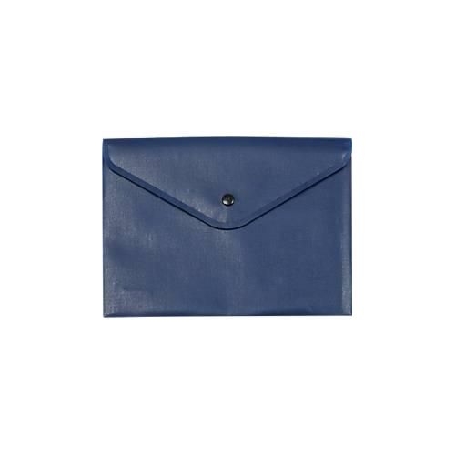 4250037430028 - Dokumententasche FolderSys schwarzer Druckknopfverschluss Polypropylen Format A5 blau 10 Stück 4250037430028 - Dokumententasche FolderSys schwarzer Druckknopfverschluss Polypropylen Format A5 blau 10 Stück