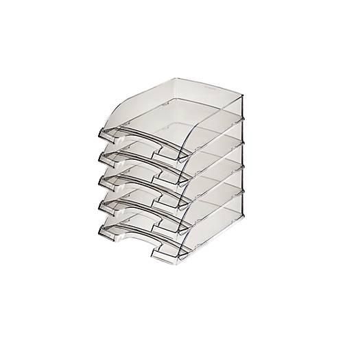 4002432515622 - LEITZ® Ablagekorb Standard 5226 Kunststoff 5 Stück transparent grau