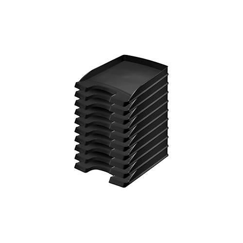 4002432515905 - Briefablage Plus Flach 5237-00-95 A4   C4 schwarz Kunststoff sta