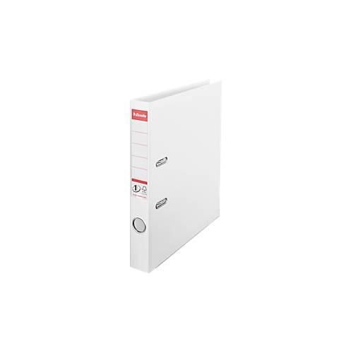 4049793006086 - Ordner Esselte® No 1 A4 Rückenbreite 50 mm für ca 350 Blatt Hebelmechanik Rückenschild Griffloch & Raumsparschlitze FSC®-Karton weiß