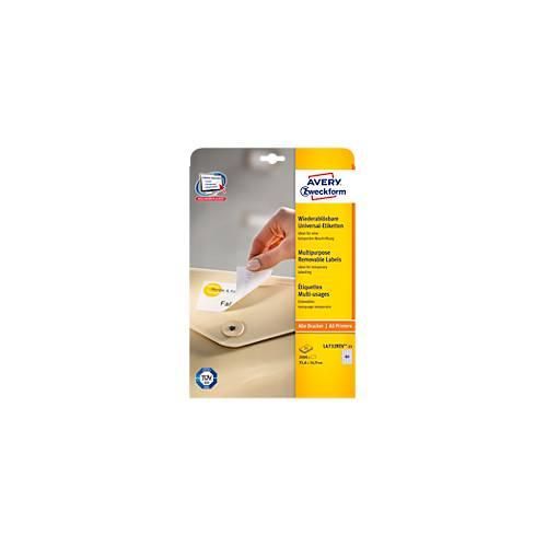 4004182047323 - AVERY Zweckform L4732REV-25 Ablösbare Universaletiketten DIN A4 Weiß 356 x 169 mm 30 Blatt à 80 Etiketten 4004182047323 - AVERY Zweckform L4732REV-25 Ablösbare Universaletiketten DIN A4 Weiß 356 x 169 mm 30 Blatt à 80 Etiketten