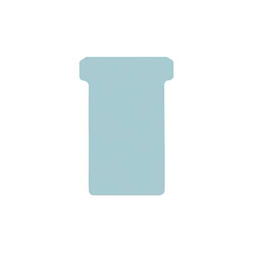 8710968469499 - T-Steckkarten Format 2 B 48 x H 85 mm für Plantafelelemente 63 48 mm beschriftbar FSC®-zertifiziertes Papier blau 100 Stück