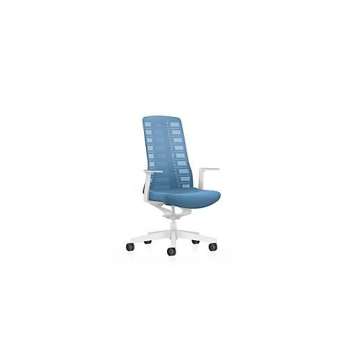 4016849749082 - Bürostuhl PUREis3 verstellbare Armlehnen 3D-Auto-Synchronmechanik Muldensitz Netzrücken pastellblau weiß 4016849749082 - Bürostuhl PUREis3 verstellbare Armlehnen 3D-Auto-Synchronmechanik Muldensitz Netzrücken pastellblau weiß