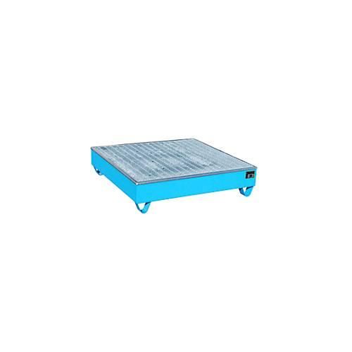 4052462021891 - eurokraft pro Stahl-Auffangwanne mit PE-Einsatz Auffangvolumen 200 Liter LxBxH 1212 x 1212 x 288 mm blau lackiert 4052462021891 - eurokraft pro Stahl-Auffangwanne mit PE-Einsatz Auffangvolumen 200 Liter LxBxH 1212 x 1212 x 288 mm blau lackiert