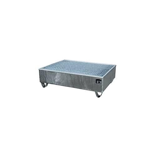 4052462022058 - eurokraft pro Stahl-Auffangwanne mit PE-Einsatz Auffangvolumen 200 Liter LxBxH 1212 x 812 x 363 mm verzinkt 4052462022058 - eurokraft pro Stahl-Auffangwanne mit PE-Einsatz Auffangvolumen 200 Liter LxBxH 1212 x 812 x 363 mm verzinkt