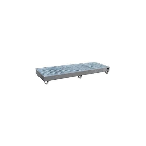 4052462021969 - eurokraft pro Stahl-Auffangwanne mit PE-Einsatz Auffangvolumen 200 Liter LxBxH 2412 x 812 x 253 mm verzinkt 4052462021969 - eurokraft pro Stahl-Auffangwanne mit PE-Einsatz Auffangvolumen 200 Liter LxBxH 2412 x 812 x 253 mm verzinkt