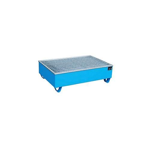 4052462022034 - eurokraft pro Stahl-Auffangwanne mit PE-Einsatz Auffangvolumen 200 Liter LxBxH 1212 x 812 x 363 mm blau lackiert 4052462022034 - eurokraft pro Stahl-Auffangwanne mit PE-Einsatz Auffangvolumen 200 Liter LxBxH 1212 x 812 x 363 mm blau lackiert