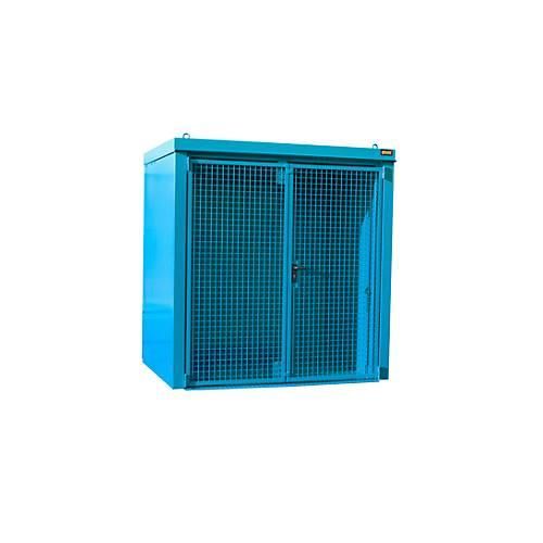 4052462059733 - Gasflaschencontainer BAUER GFC-B M2 B 1570 x T 2125 x H 2265 für 35 Gasflaschen feuerbeständig abschließbar blau 4052462059733 - Gasflaschencontainer BAUER GFC-B M2 B 1570 x T 2125 x H 2265 für 35 Gasflaschen feuerbeständig abschließbar blau