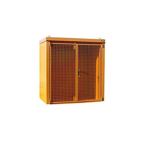 4052462059597 - Gasflaschencontainer BAUER GFC-B M1 B 1175 x T 2120 x H 2265 für 28 Gasflaschen feuerbeständig abschließbar orange 4052462059597 - Gasflaschencontainer BAUER GFC-B M1 B 1175 x T 2120 x H 2265 für 28 Gasflaschen feuerbeständig abschließbar orange