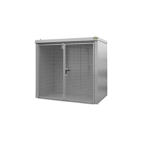 4052462059870 - Gasflaschencontainer BAUER GFC-B M3 B 1570 x T 2425 x H 2265 für 45 Gasflaschen feuerbeständig abschließbar grau 4052462059870 - Gasflaschencontainer BAUER GFC-B M3 B 1570 x T 2425 x H 2265 für 45 Gasflaschen feuerbeständig abschließbar grau