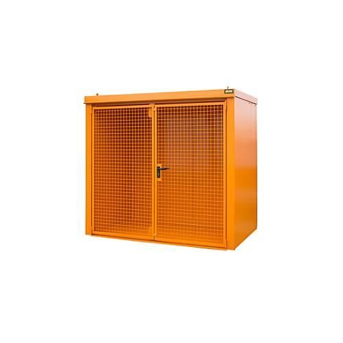 4052462059832 - Gasflaschencontainer BAUER GFC-B M3 B 1570 x T 2425 x H 2265 für 45 Gasflaschen feuerbeständig abschließbar orange 4052462059832 - Gasflaschencontainer BAUER GFC-B M3 B 1570 x T 2425 x H 2265 für 45 Gasflaschen feuerbeständig abschließbar orange