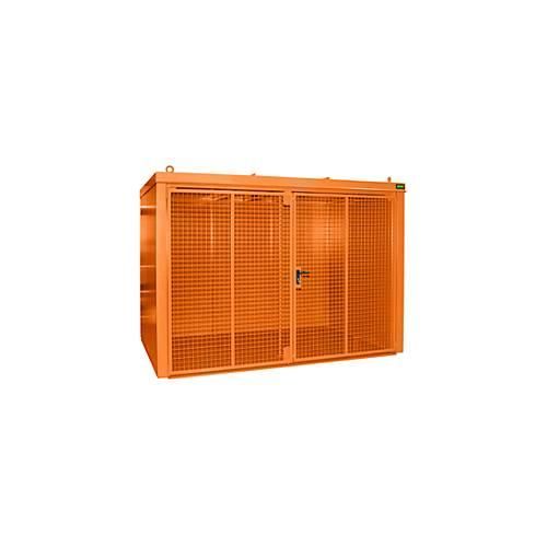 4052462059894 - Gasflaschencontainer BAUER GFC-B M4 B 1570 x T 3120 x H 2295 für 60 Gasflaschen feuerbeständig abschließbar orange 4052462059894 - Gasflaschencontainer BAUER GFC-B M4 B 1570 x T 3120 x H 2295 für 60 Gasflaschen feuerbeständig abschließbar orange