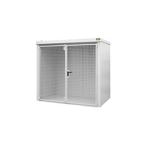 4052462059887 - Gasflaschencontainer BAUER GFC-B M3 B 1570 x T 2425 x H 2265 für 45 Gasflaschen feuerbeständig abschließbar weiß 4052462059887 - Gasflaschencontainer BAUER GFC-B M3 B 1570 x T 2425 x H 2265 für 45 Gasflaschen feuerbeständig abschließbar weiß