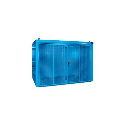 4052462059917 - Gasflaschencontainer BAUER GFC-B M4 B 1570 x T 3120 x H 2295 für 60 Gasflaschen feuerbeständig abschließbar blau 4052462059917 - Gasflaschencontainer BAUER GFC-B M4 B 1570 x T 3120 x H 2295 für 60 Gasflaschen feuerbeständig abschließbar blau