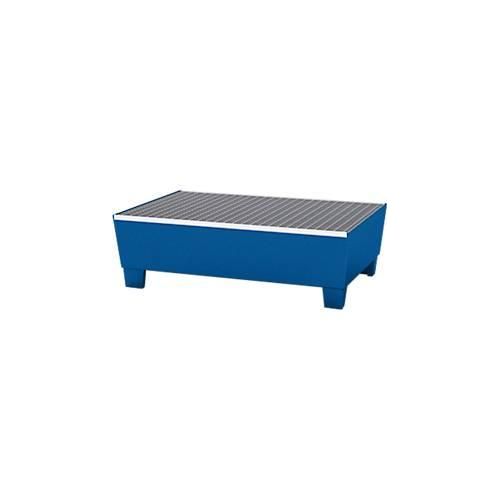 4250101103247 - Auffangwanne ASECOS Stahl mit Gitterrost u Staplerschuhen 200 l Auffangvolumen B 815 x T 1235 x H 350 mm lackiert 4250101103247 - Auffangwanne ASECOS Stahl mit Gitterrost u Staplerschuhen 200 l Auffangvolumen B 815 x T 1235 x H 350 mm lackiert