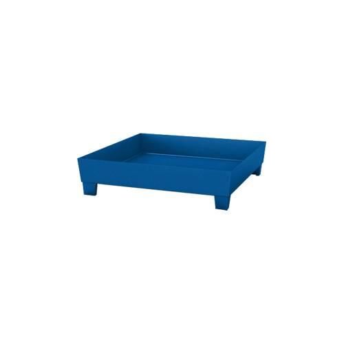 4250101103285 - Auffangwanne ASECOS Stahl mit Staplerschuhen 200 l Auffangvolumen B 1210 x T 1240 x H 285 mm lackiert 4250101103285 - Auffangwanne ASECOS Stahl mit Staplerschuhen 200 l Auffangvolumen B 1210 x T 1240 x H 285 mm lackiert