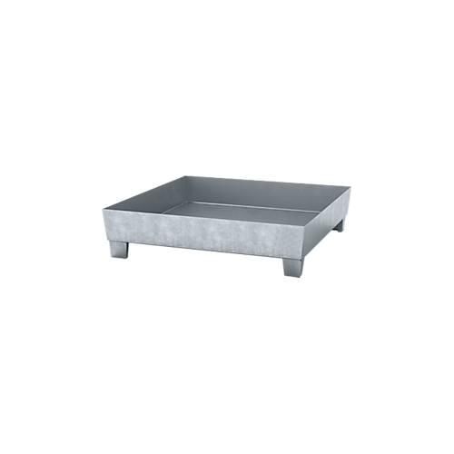 4250101103292 - Auffangwanne ASECOS Stahl mit Staplerschuhen 200 l Auffangvolumen B 1210 x T 1240 x H 285 mm verzinkt 4250101103292 - Auffangwanne ASECOS Stahl mit Staplerschuhen 200 l Auffangvolumen B 1210 x T 1240 x H 285 mm verzinkt