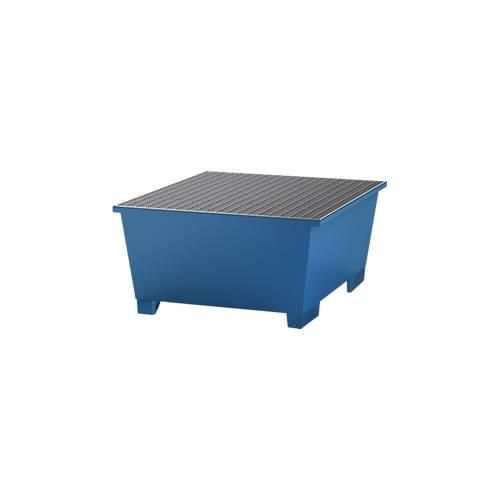 4250101114892 - IBC-Station Stahl mit Gitterrost u Staplerschuhen 1000 l Auffangvolumen B 1350 x T 1650 x H 710 mm lackiert 4250101114892 - IBC-Station Stahl mit Gitterrost u Staplerschuhen 1000 l Auffangvolumen B 1350 x T 1650 x H 710 mm lackiert