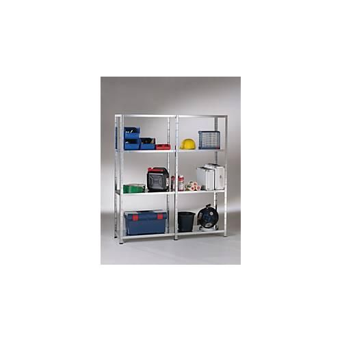 4004514121479 - Steckregal Stecksystem Grund- und Anbauregal Regale Metall weiß 1800x1800x500 mm 8 Böden weiß Regal- Ordnungssysteme 4004514121479 - Steckregal Stecksystem Grund- und Anbauregal Regale Metall weiß 1800x1800x500 mm 8 Böden weiß Regal- Ordnungssysteme