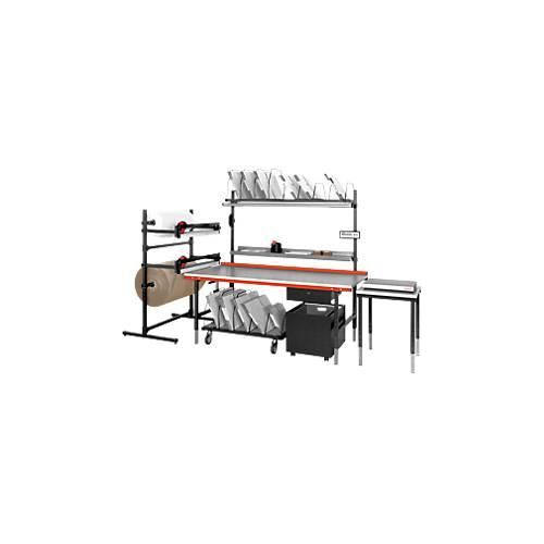 4030177026127 - Fahrbarer Container für Pack- und Arbeitstisch Hüdig + Rocholz System 2000 bis 30 kg B 500 x T 650 x H 525 mm Stahlblech hellgrau 4030177026127 - Fahrbarer Container für Pack- und Arbeitstisch Hüdig + Rocholz System 2000 bis 30 kg B 500 x T 650 x H 525 mm Stahlblech hellgrau