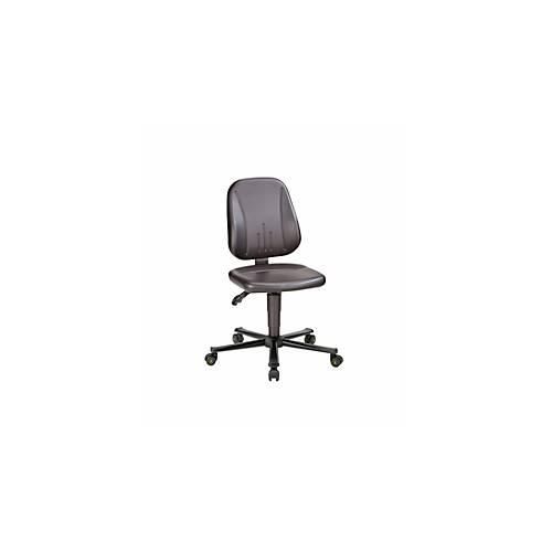 4016849304496 - Arbeitsstuhl esd Unitec 2 schwarz Sitzhöhe 440-620 mm Kunstleder mit Rollen - Bimos 4016849304496 - Arbeitsstuhl esd Unitec 2 schwarz Sitzhöhe 440-620 mm Kunstleder mit Rollen - Bimos