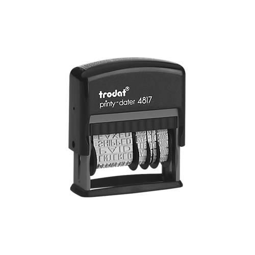 0092399791539 - Text- und Datumsstempel printy-dater 4817 mit 12 Texten + Datum Kunststoff Schrifthöhe 38mm 0092399791539 Trodat 0092399791539 - Text- und Datumsstempel printy-dater 4817 mit 12 Texten + Datum Kunststoff Schrifthöhe 38mm 0092399791539 Trodat