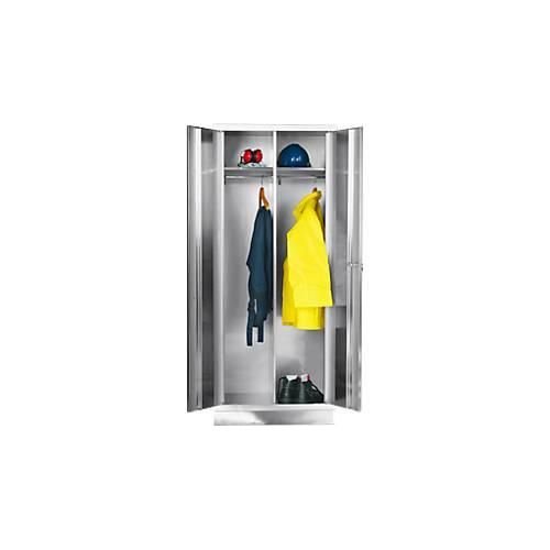 4260336542032 - Edelstahl-Kleiderschrank B 800 mm mit Füße 4260336542032 - Edelstahl-Kleiderschrank B 800 mm mit Füße