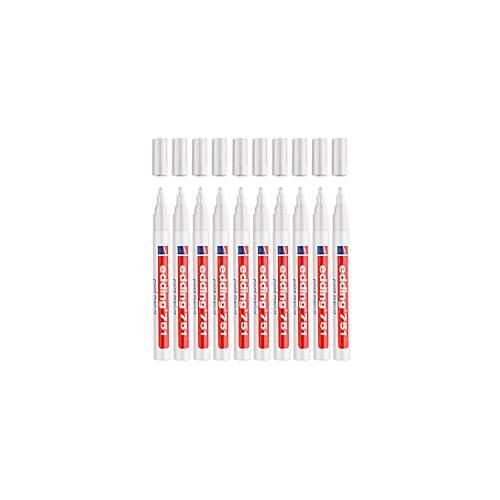 4004764441068 - Rotulador edding punta fibra 751 blanco punta redonda 1-2 mm (pack de 10 uds) 4004764441068 - Rotulador edding punta fibra 751 blanco punta redonda 1-2 mm (pack de 10 uds)
