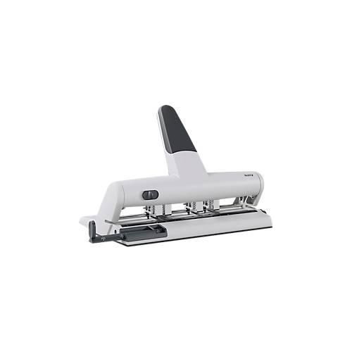 4002432364046 - Doppellocher Akto 5114-00-84 silber bis 3mm 30 Blatt mit Anschlagschiene 4002432364046 Leitz