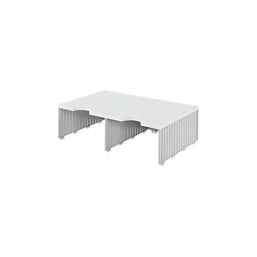 7612176105187 - styro® Sortierstation styrodoc Jumbo DIN C4 1 Etage 2-reihig 2 Fächer grau 7612176105187 - styro® Sortierstation styrodoc Jumbo DIN C4 1 Etage 2-reihig 2 Fächer grau