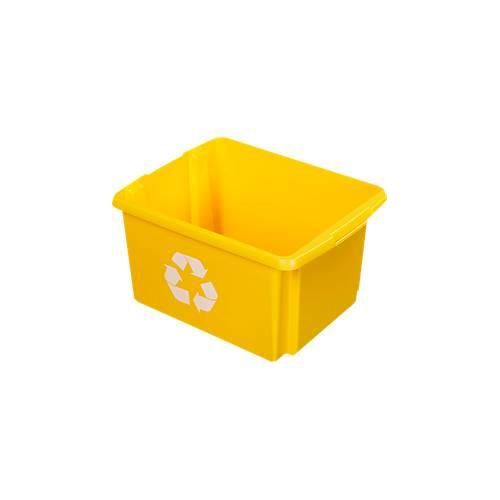 8711112390669 - Recycle-Box Nesta 45 l L 455 x B 360 x H 360 mm gelb