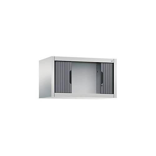 4050646775615 - Rollladenschrank Omnispace H450B800T420 mm Lichtgrau Schwarzgrau