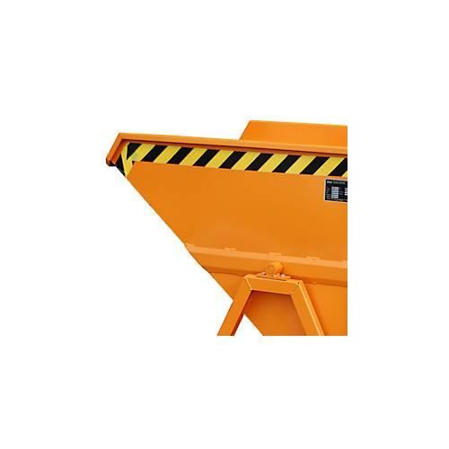 4052462044494 - Späne-Kippmulde Bauer SKS 400 Stahl orange B 1220 x T 1050 x H 1115 mm 400 l bis 1000 kg Rollen Ablasshahn Manuelle Kippvorrichtung 4052462044494 - Späne-Kippmulde Bauer SKS 400 Stahl orange B 1220 x T 1050 x H 1115 mm 400 l bis 1000 kg Rollen Ablasshahn Manuelle Kippvorrichtung
