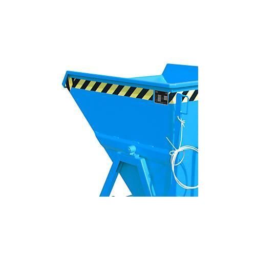 4052462048492 - Späne-Kippmulde Bauer SKS 400 Stahl blau B 1220 x T 1050 x H 1115 mm 400 l bis 1000 kg Rollen Ablasshahn Manuelle Kippvorrichtung 4052462048492 - Späne-Kippmulde Bauer SKS 400 Stahl blau B 1220 x T 1050 x H 1115 mm 400 l bis 1000 kg Rollen Ablasshahn Manuelle Kippvorrichtung